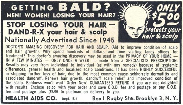 1960 Balding Treatment
