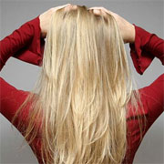 Blonde hair