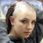 Britney Spears shaved head