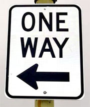 One way